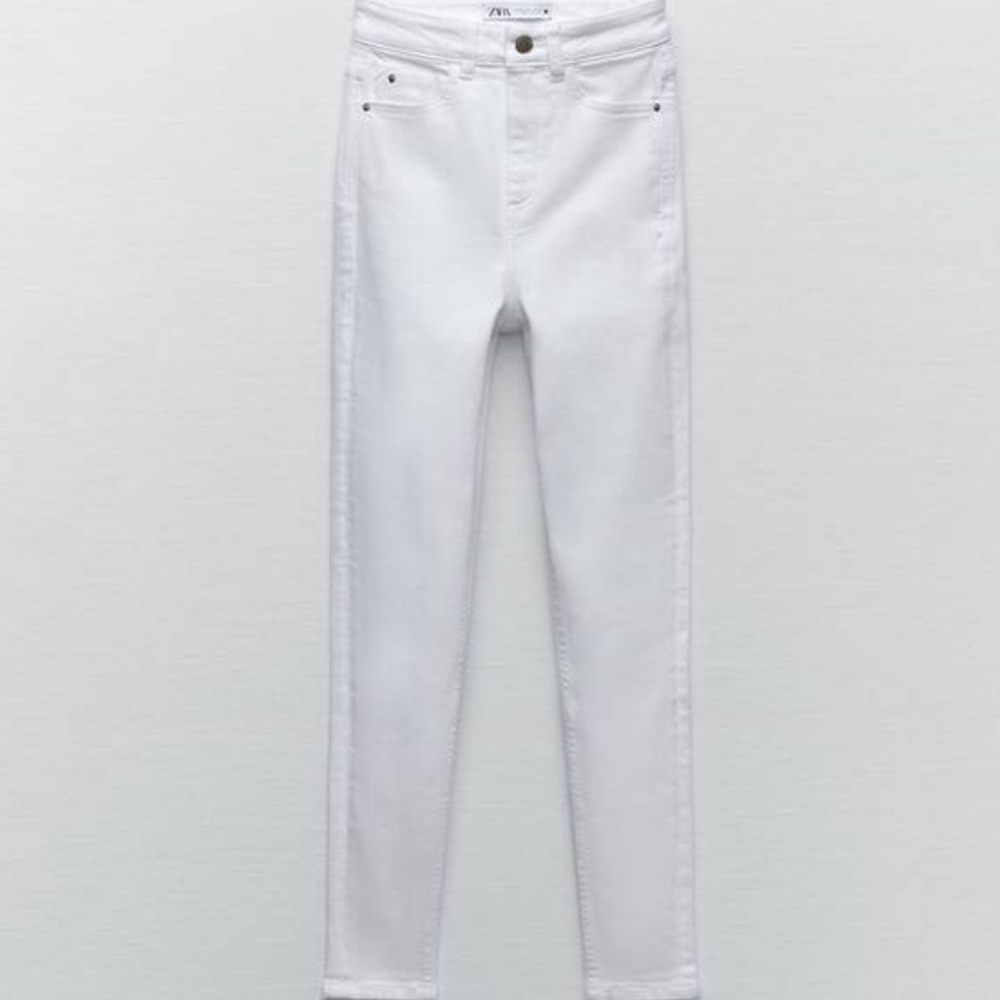 Zara White Jeans Skinny Fit | Zara White Jeans